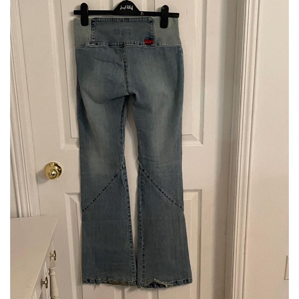 💎Y2K Low-Rise Flare Jeans TENSION Size S/M - Picture 8 of 13
